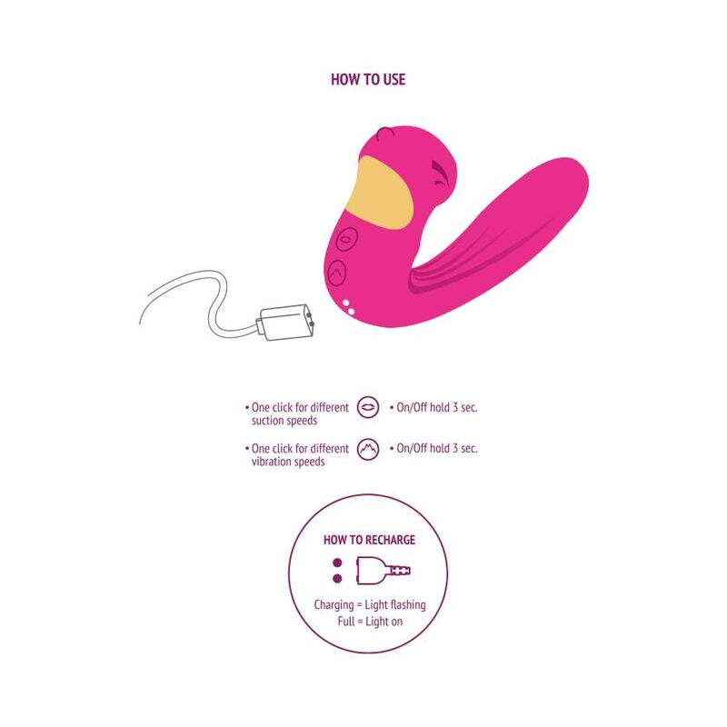 Stimulateur celestial love vibe fuchsia – Xocoon