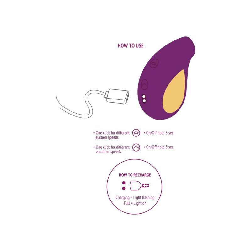 Stimulateur d''amour divine violet – Xocoon