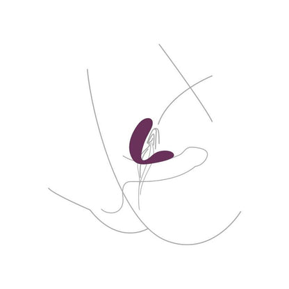 XOCOON - VIBRADOR PARA PAREJAS BOUND LOVE MORADO