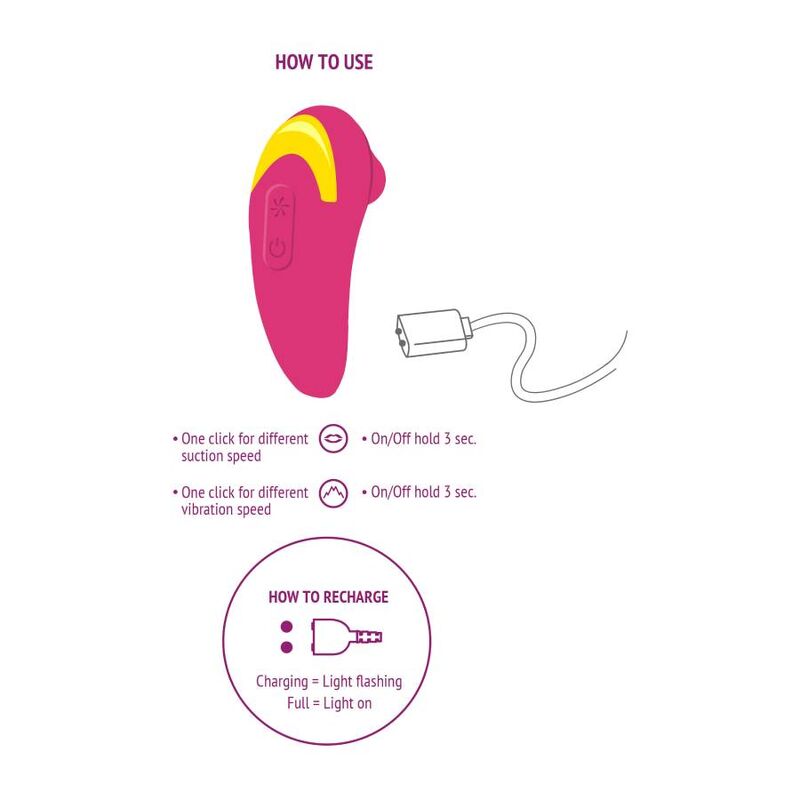Stimulateur d''amour infini fuchsia – Xocoon