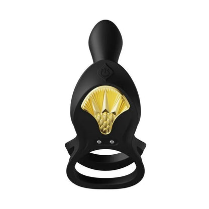 Zalo – Bague Vibrante Couples Bayek Noir