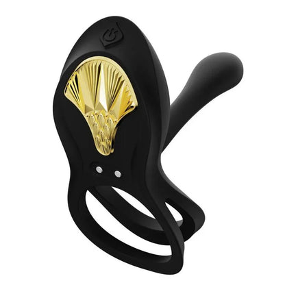 Zalo – Bague Vibrante Couples Bayek Noir