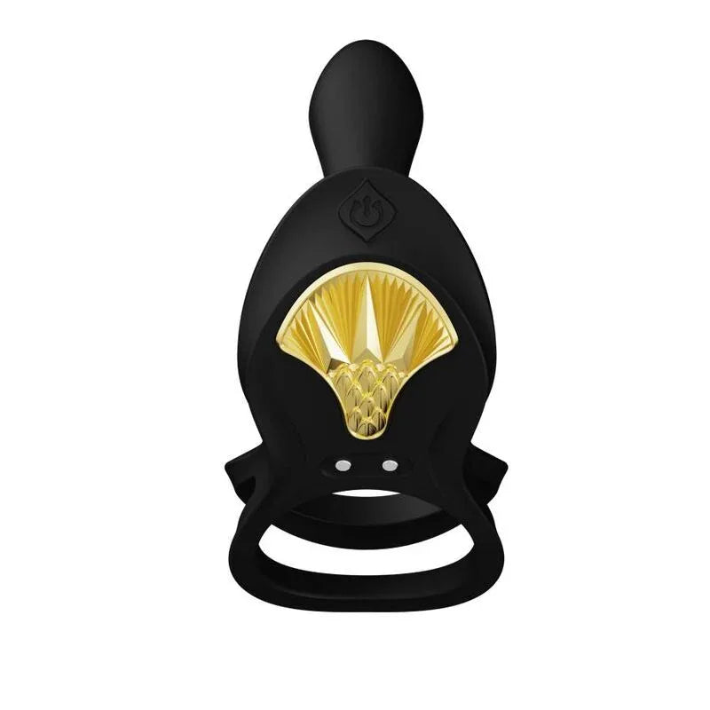 Zalo – Bague Vibrante Couples Bayek Noir