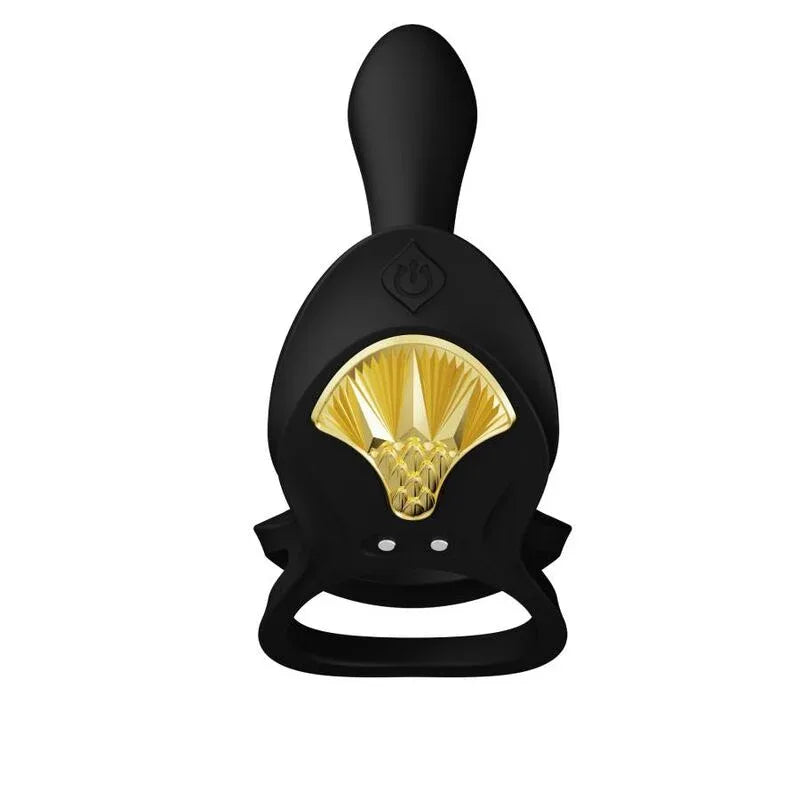 Zalo – Bague Vibrante Couples Bayek Noir