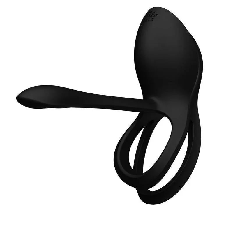 Zalo – Bague Vibrante Couples Bayek Noir