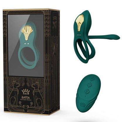ZALO - ANILLO VIBRADOR PARA PAREJAS BAYEK VERDE