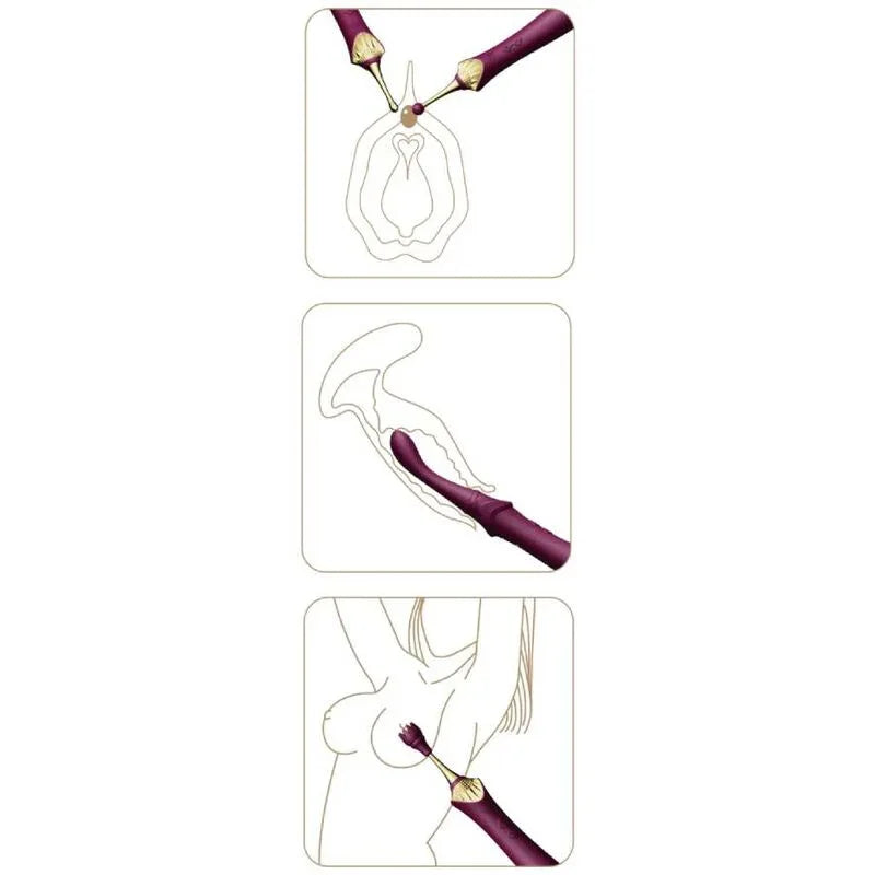 Zalo – Bess 2 Clitoral Massager Purple