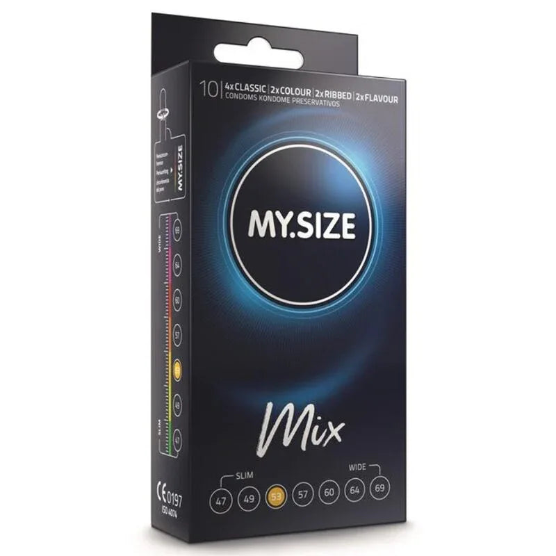 My Size – Mix Préservatifs 53 mm 10 Unités