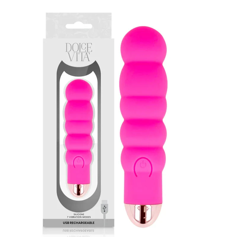 Dolce Vita – Vibrateur Rechargeable Six Rose 7 Vitesses
