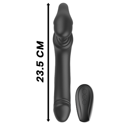 Vibrateur sans bretelles avec bouton-poussoir de télécommande – Ibiza