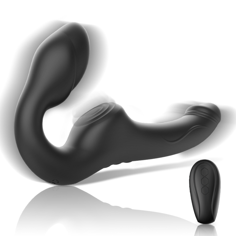 Vibrateur sans bretelles avec bouton-poussoir de télécommande – Ibiza