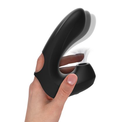 Stimulateur clitoridien dé à couper vibrant et à aspiration du clitoris puissant – Ibiza