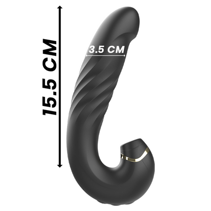 Stimulateur clitoridien clip up & down + vibrateur + aspiration clitoris – Ibiza