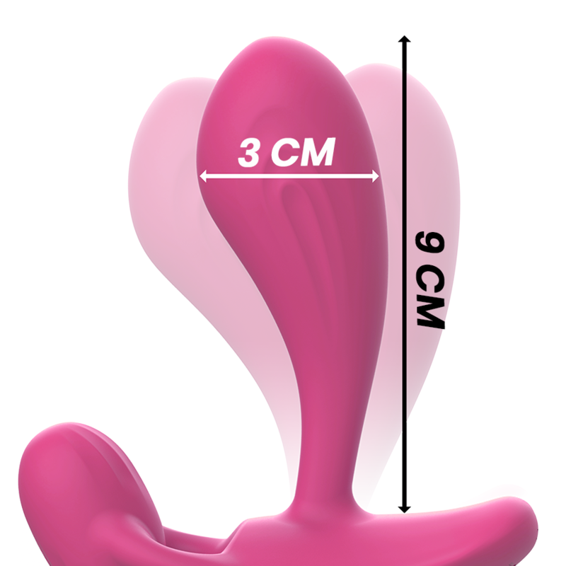 INTENSE - PLUG ANAL CON CONTROL REMOTO SHELLY ROSA