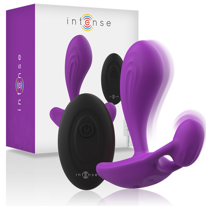 INTENSO - PLUG ANAL CON CONTROL REMOTO SHELLY MORADO