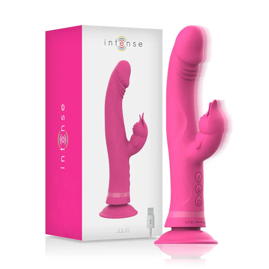 Intense – Vibrateur Julio Rabbit Silicone Rose