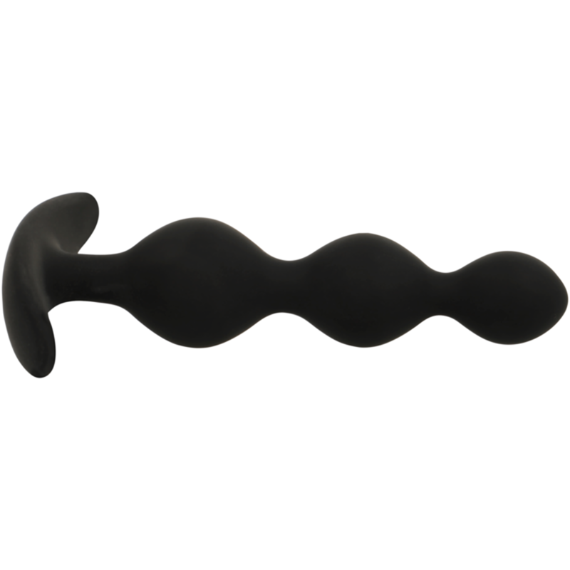 Chaîne à billes anal rupert 10 cm – Black & Silver