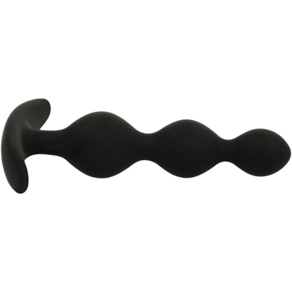 Chaîne à billes anal rupert 10 cm – Black & Silver