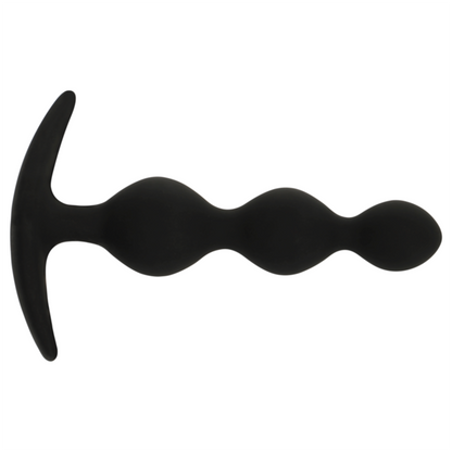Chaîne à billes anal rupert 10 cm – Black & Silver