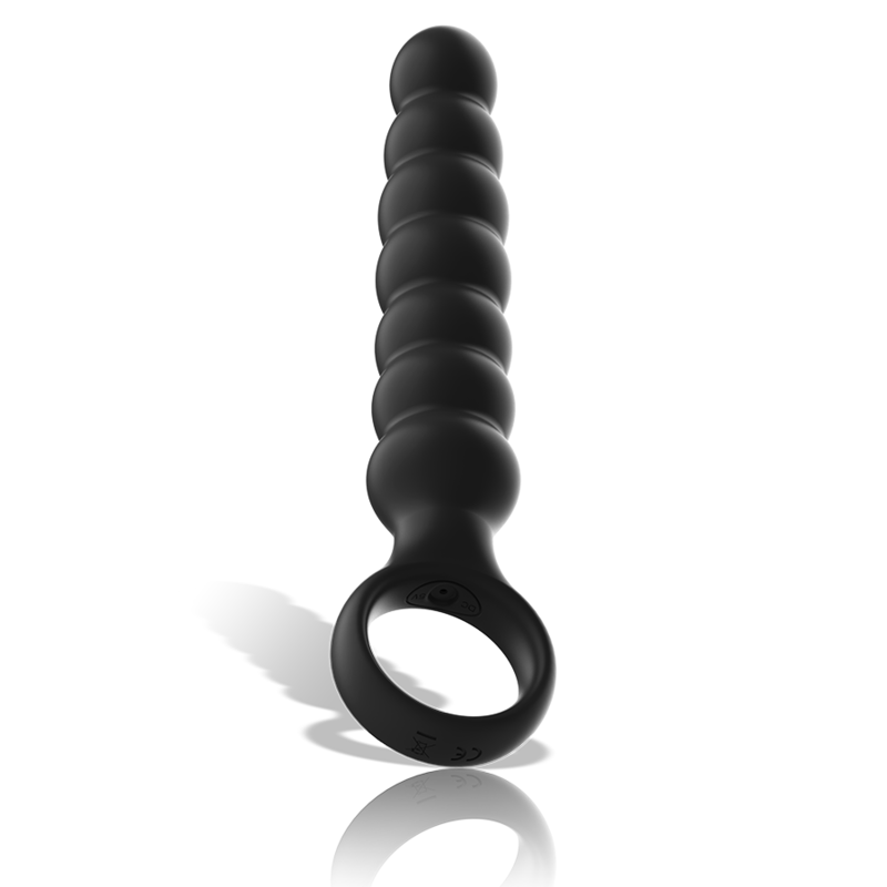 Dilatateur anal puissant en silicone bob – Black & Silver