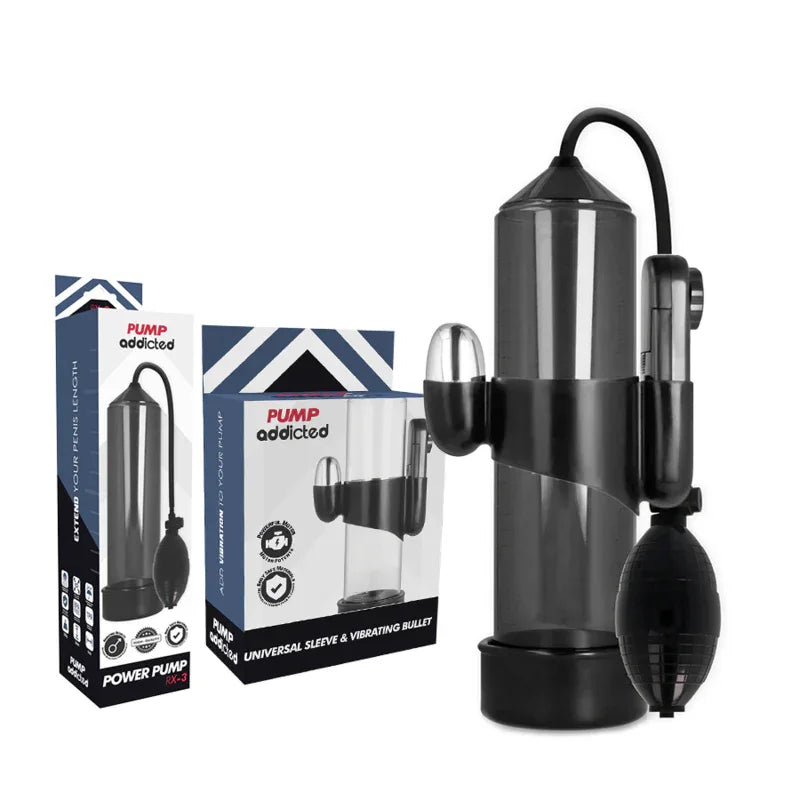 Pump Addicted – Vibrateur Rx3 Noir