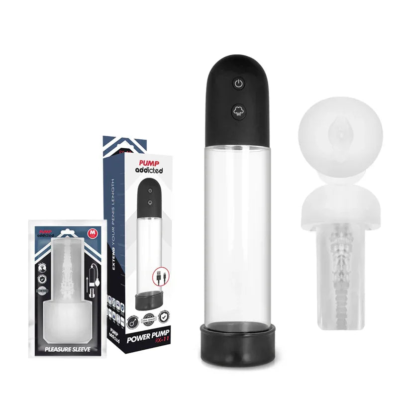 Pump Addicted – Rx11 Automatique avec Masturbateur