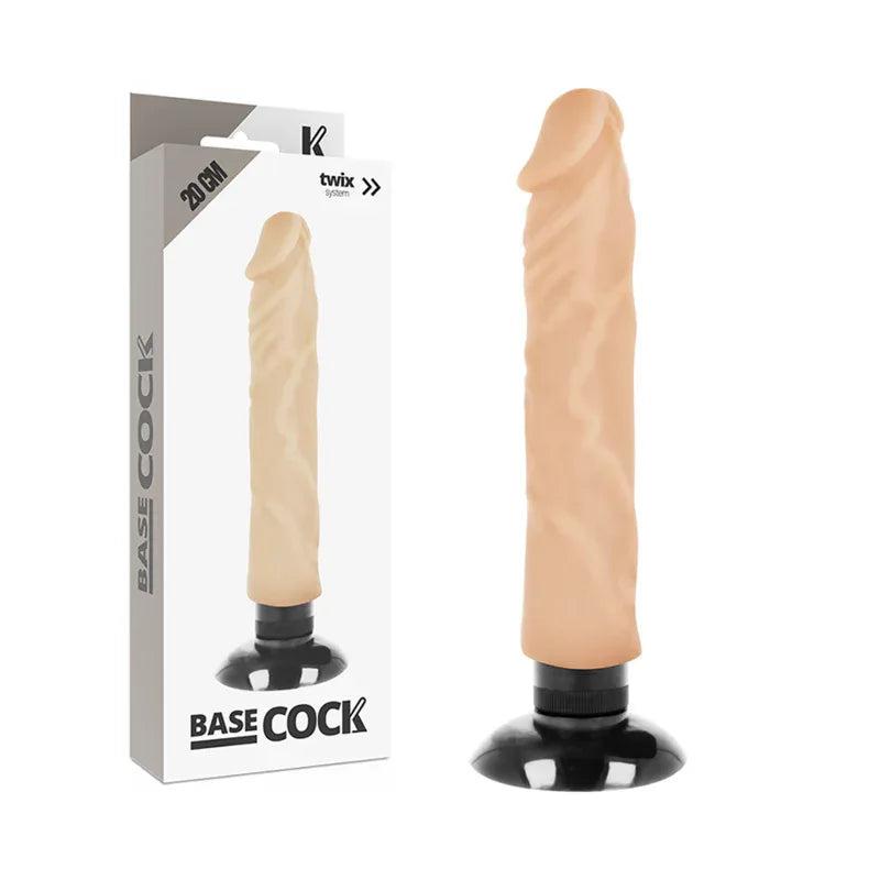 Basecock – Vibrateur Réaliste 2 1 Noir 20 cm O 4 cm