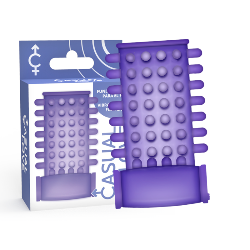 CASUAL LOVE - FUNDA PARA PENE CON VIBRADOR LILA