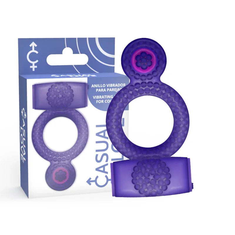 Casual Love – Bague Lilas Double Plaisir
