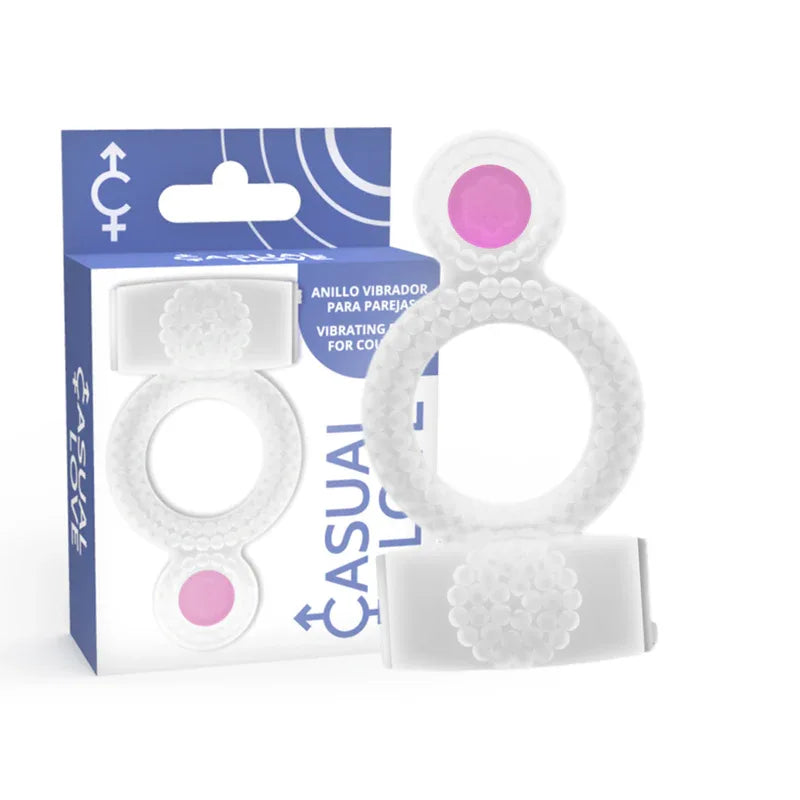 Casual Love – Bague Transparente Double Plaisir
