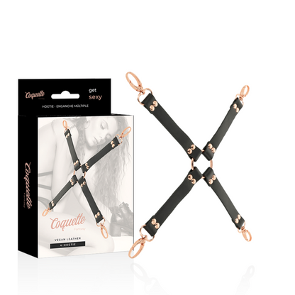 COQUETTE CHIC DESIRE - PORC FANTAISIE CRAVATE IN VEGETAL CUIR