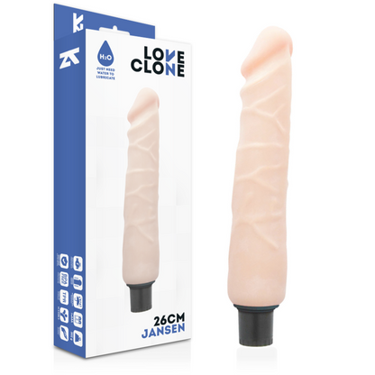 LOVECLONE - VIBRADOR AUTOLUBRICANTE JANSEN 26 CM -O- 4,2 CM