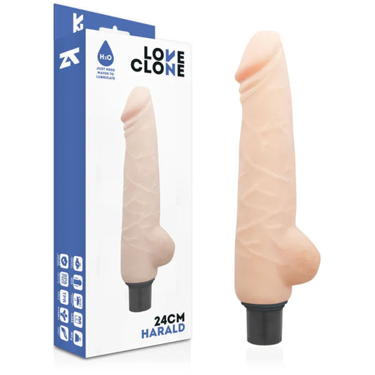 Loveclone – Vibrateur Autolubrifiant Harald 24 cm O 4 cm