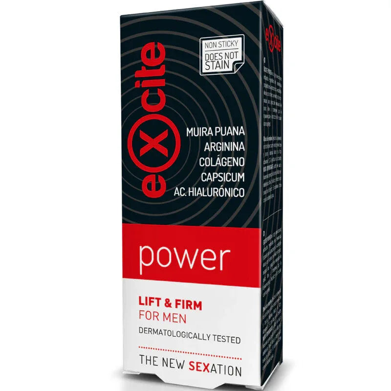 Excite – Power Gel Augmentation de L'Érection 20 ml – Sensations Intenses & Excitation Maximale