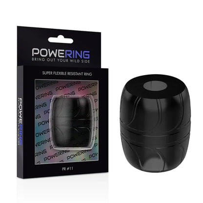 Powering – Anneau Pénis Super Flexible et Résistant 5 cm Pr11 Noir