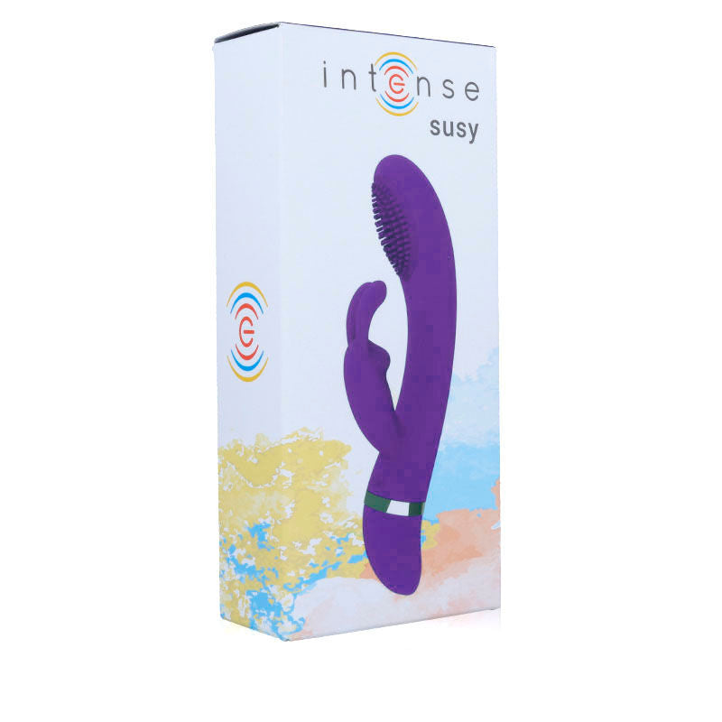 INTENSE - VIBRADOR OSCILANTE DE CONEJO DE SILICONA LILA SUSY