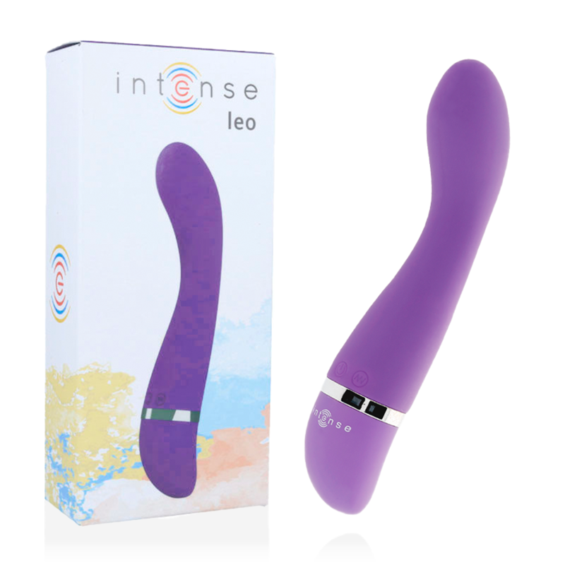 VIBRADOR DE SILICONA DE LUJO LEO LILA INTENSO