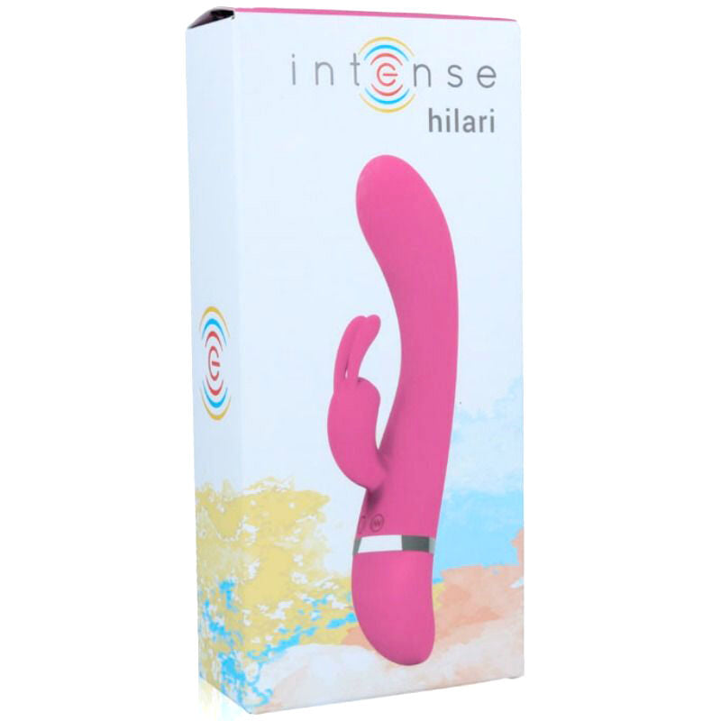 INTENSE - VIBRADOR DE SILICONA ROSA DE LUJO HILARI