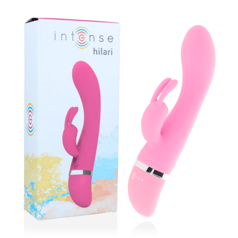 INTENSE - VIBRADOR DE SILICONA ROSA DE LUJO HILARI
