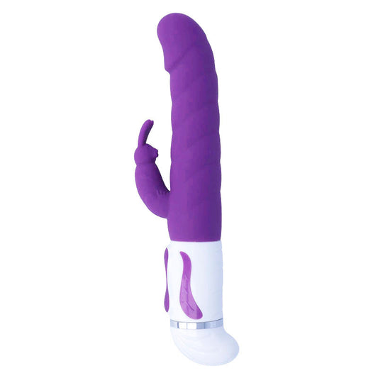 INTENSO - VIBRADOR GIRATORIO DE SILICONA LILA