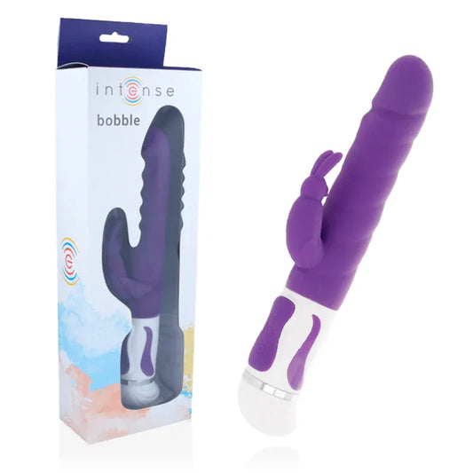 Intense – Vibrateur Bobble Rotateur Silicone Lilas