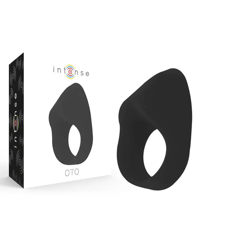 Intense – Anneau Vibrateur Rechargeable Noir Oto