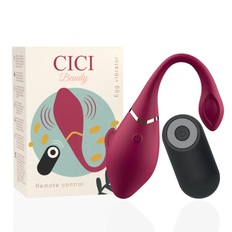 Cici Beauty – Premium Silicone Egg Vibrateur Télécommande