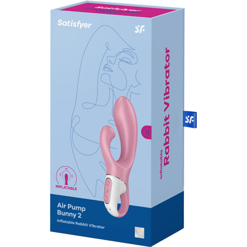SATISFYER - AIR BUNNY 2 BOMBAS ROSA
