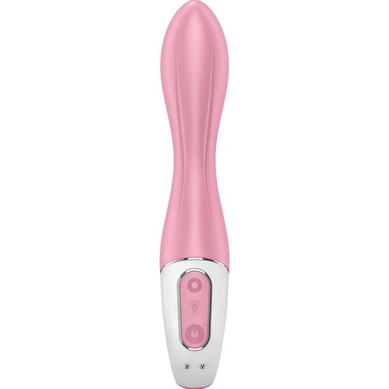 SATISFYER - VIBRADOR CON BOMBA DE AIRE 2 ROSA