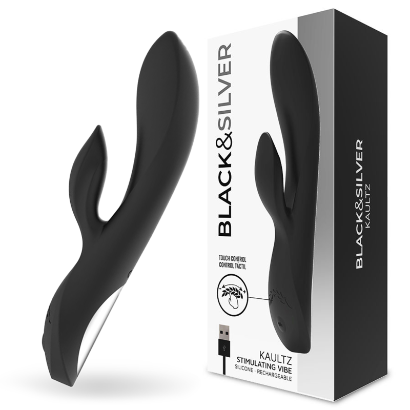 Vibrateur kaultz touch control – Black & Silver