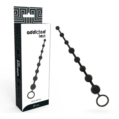 Addicted Toys – Billes Anal 29 cm Noir
