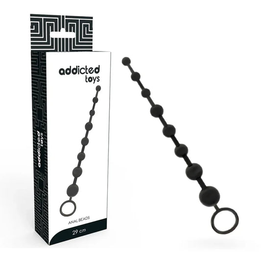 Addicted Toys – Billes Anal 29 cm Noir