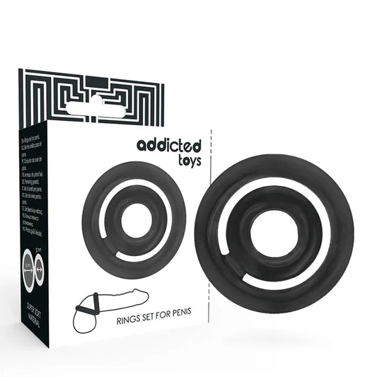 Addicted Toys – Potenz C Ring Pénis Noir