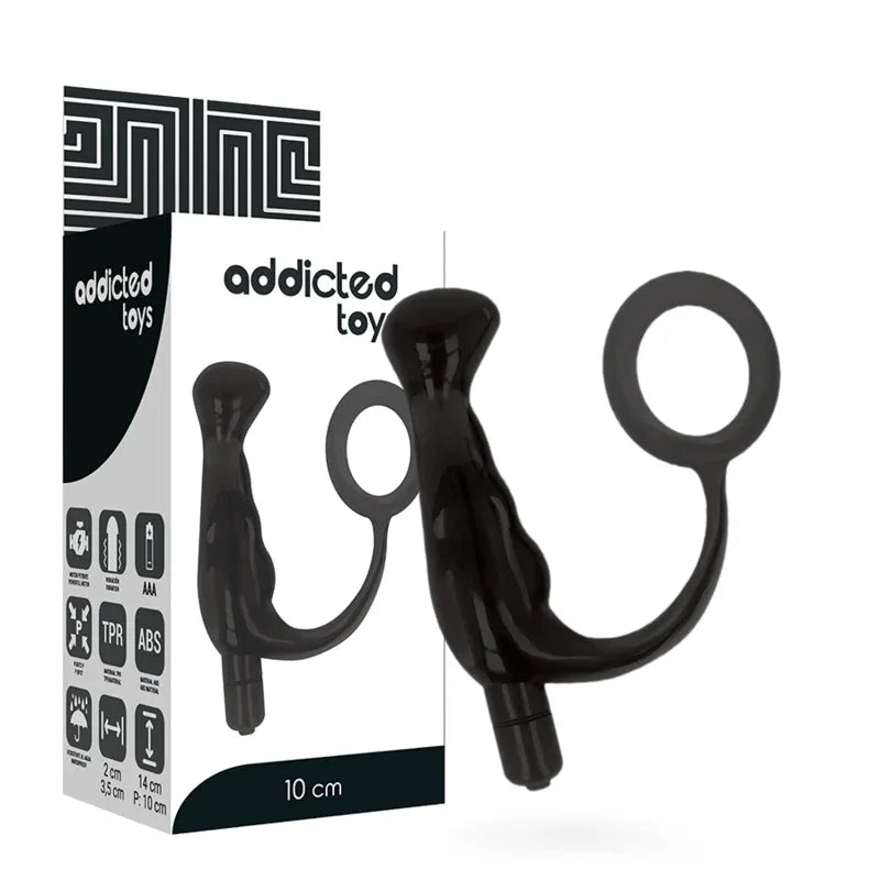 Addicted Toys – Vibrateur Prost Tico Noir 10 cm